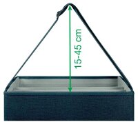 LEITZ Desk Sharing Tasche kompakt 65760089 Stoff samtgrau