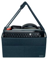 LEITZ Desk Sharing Tasche kompakt 65760089 Stoff samtgrau