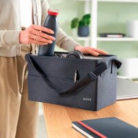 LEITZ Desk Sharing Tasche kompakt 65760089 Stoff samtgrau