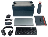 LEITZ Desk Sharing Tasche kompakt 65760089 Stoff samtgrau