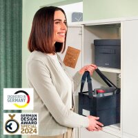 LEITZ Desk Sharing Tasche kompakt 65760089 Stoff samtgrau