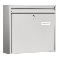 BURG WÄCHTER Briefkasten Borkum 3877 Ni 20200 silber