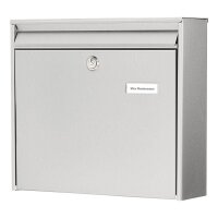 BURG WÄCHTER Briefkasten Borkum 3877 Ni 20200 silber