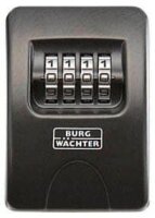 BURG WÄCHTER Key Safe Schlüsseltresor schwarz, Zahlenschloss, 6,1 x 3,9 x 8,5 cm, 1 St.