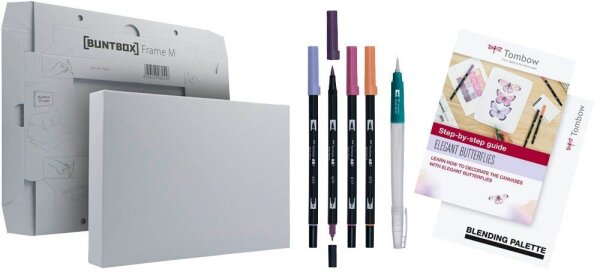 Tombow Schmetterling Malset farbsortiert, 1 Set