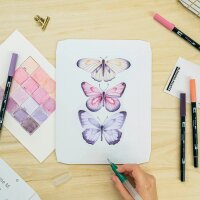 Tombow Schmetterling Malset farbsortiert, 1 Set