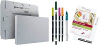 Tombow Florale Buchstaben Malset farbsortiert, 1 Set