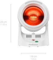 medisana IR 850 Infrarotlampe weiß 300 Watt  ( 88303 )