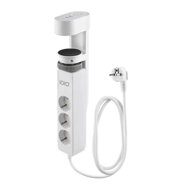 IOIO SL 3000 3-fach Tischsteckdose 1,5 m weiß mit USB-Buchse