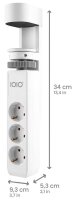 IOIO SL 3000 3-fach Tischsteckdose 1,5 m weiß mit...