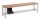 SZ Metall Garderobenbank mit Schuhrost 55153-1 buche Holz 150,0 cm