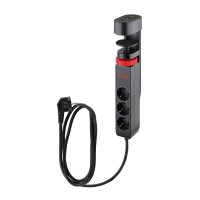 IOIO SL 3000 3-fach Tischsteckdose 1,5 m schwarz mit...