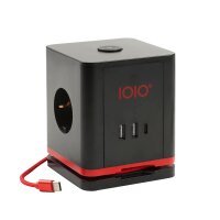 IOIO SW 1000 3-fach Steckdosenwürfel  1,5 m schwarz...