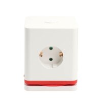 IOIO SW 1000 3-fach Steckdosenwürfel  1,5 m weiß mit USB-Buchse