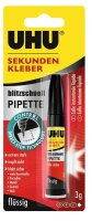 UHU blitzschnell PIPETTE CONTROL Sekundenkleber 3,0 g, 1 St.