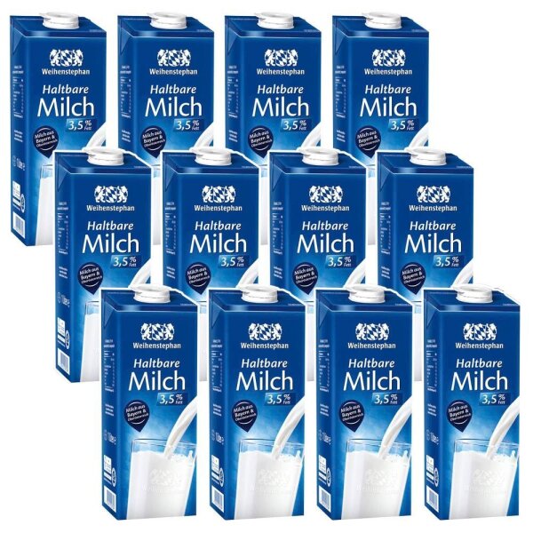 Weihenstephan Milch 3,5 % 12x 1,0 l