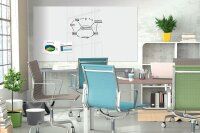 SIGEL Glas-Magnettafel 240,0 x 120,0 cm super-weiß