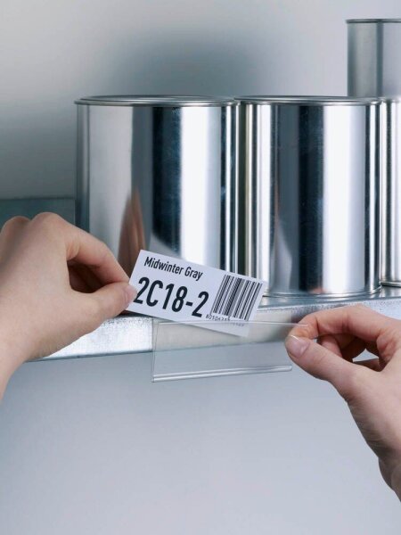 DURABLE Scannerschienen selbstklebend Scanfix  glatt Regale, 5 St.