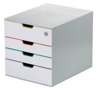 DURABLE Schubladenbox VARICOLOR® MIX SAFE  weiß...
