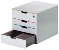 DURABLE Schubladenbox VARICOLOR® MIX SAFE  weiß...
