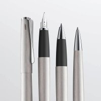 LAMY studio Patronenfüller silber brushed M (mittel), 1 St.