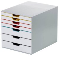 DURABLE Schubladenbox VARICOLOR®  weiß mit...