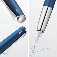 LAMY studio Patronenfüller imperialblue M (mittel), 1 St.