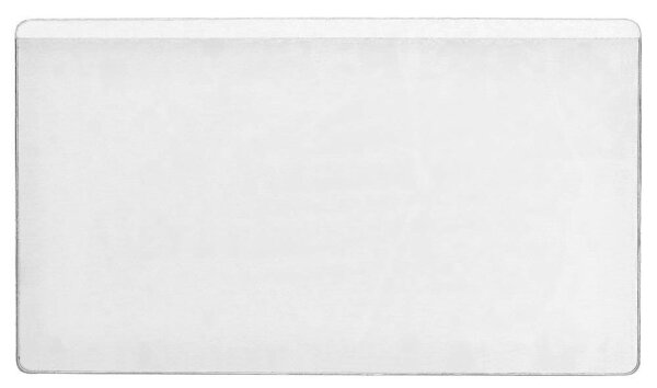 DURABLE Visitenkartentasche selbstklebend transparent, für 1 Visitenkarte, 100 St.