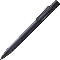 LAMY Kugelschreiber safari steel black, Schreibfarbe:...