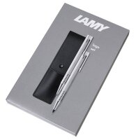 LAMY Schreibset logo brushed schwarz