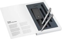 LAMY Schreibset logo brushed schwarz