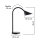 unilux SOL LED LED-Schreibtischlampe schwarz 5,5 W