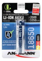 ANSMANN Akku Li-Ion 18650 3.500 mAh, 1 St.