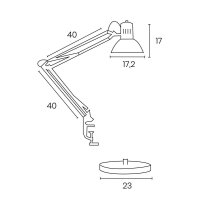 unilux SUCCESS 80 LED LED-Schreibtischlampe chrom 11 W