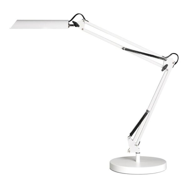 unilux SWINGO LED LED-Schreibtischlampe weiß 11 W
