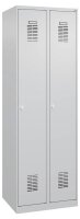 CP Spinde Classic Plus lichtgrau 088055-20 S10002, 2 Schließfächer 60,0 x 50,0 x 185,0 cm