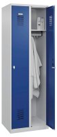 CP Spinde Classic Plus enzianblau, lichtgrau 088055-20 S10000, 2 Schließfächer 60,0 x 50,0 x 185,0 cm