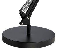 unilux SUCCESS 80 Schreibtischlampe schwarz