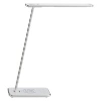 unilux JAZZ LED LED-Schreibtischlampe weiß/grau 13 W