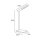 unilux JAZZ LED LED-Schreibtischlampe weiß/grau 13 W