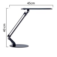 unilux RUMBA LED LED-Schreibtischlampe schwarz 4 W