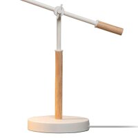 unilux VICKY LED LED-Schreibtischlampe weiß 11 W