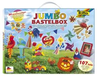 folia Bastelset JUMBO 107-tlg. mehrfarbig
