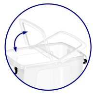 cep Aufbewahrungsbox 65,0 l transparent 59,0 x 45,0 x 35,0 cm, 1 St.