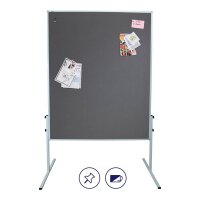 FRANKEN Moderationswand X-tra!Line 120,0 x 150,0 cm grau