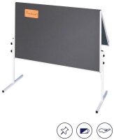 FRANKEN Moderationswand X-tra!Line 120,0 x 150,0 cm grau