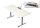 Kerkmann Move Base plus elektrisch höhenverstellbarer Schreibtisch weiß rechteckig, T-Fuß-Gestell silber 180,0 x 80,0 cm