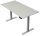 Kerkmann Move 1 plus elektrisch höhenverstellbarer Schreibtisch lichtgrau rechteckig, T-Fuß-Gestell grau 160,0 x 80,0 cm
