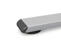 Kerkmann Move Base plus elektrisch höhenverstellbarer Schreibtisch ahorn rechteckig, T-Fuß-Gestell silber 180,0 x 80,0 cm