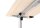 Kerkmann Move Base plus elektrisch höhenverstellbarer Schreibtisch ahorn rechteckig, T-Fuß-Gestell silber 180,0 x 80,0 cm